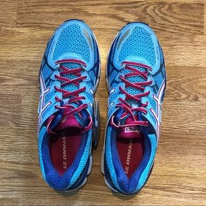ASICS Kayano 21 - Ladies Size 11 - New - Blue/Pink